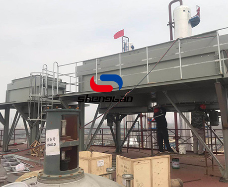 反应产物空冷器   